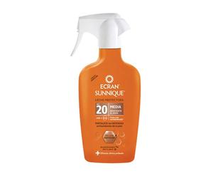 Ecran Sunnique, Latte protettivo SFP20, resistente all'acqua, 300 ml
