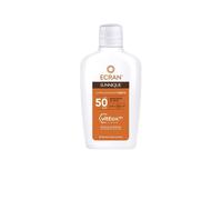 Ecran Sunnique - Latte protettivo solare UPF 50, protezione UVB + UVA e IR-A, rinforza le difese, protegge la pelle, idratazione 24h, formula con VitEox 80, per tutta la famiglia, 200 ml