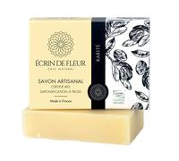 Écrin de Fleur - Sapone al Burro di Karité per Pelle Secca e Sensibile, Senza Profumo, Certificato COSMOS Organic, Fatto a Mano in Francia, 90g
