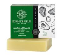 Écrin de Fleur - Sapone Biologico Avocado & Canapa, Artigianale dalla Francia, Certificato COSMOS & Nature et Progrès, Arancia & Ylang-Ylang, 90g
