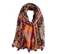 Ecroon Invernale Sciarpa stole peso leggero Scialle Pashmina da Donna Elegante Calda Stole Cotone Biancheria Sciarpes