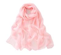 Ecroon Sciarpa stole Sciarpina Seta Scialle da Donna Stampato Motivo a Strisce Sensazione di seta sciarpa da collo Morbida Scialle Protezione Solare