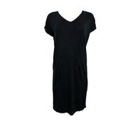 ECRU Donna Camoscio Nero Cupro Leggero Abito #6027 S Nwt
