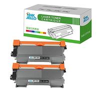 ECSC Compatibile Toner Cartuccia Sostituzione per Brother DCP-7055 DCP-7055W HL-2130 HL-2132 HL-2135W TN2010 (Nero, 2-Pack)