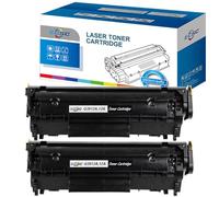 ECSC Compatibile Toner Cartuccia Sostituzione Per HP LaserJet M1005 MFP M1319f MFP M1319 3050 3052 3055 1010 1012 1015 1018 1020 1020 1022 1022n 1022nw, All-In-One-3015 3020 3030 Q2612A (Nero, 2-Pack)