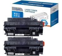 ECSC Compatibile Toner Cartuccia Sostituzione per HP LaserJet P2050 P2055 P2055d P2055dn P2055x CE505X (Nero, 2-Pack)