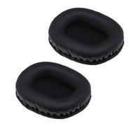 ECSiNG 1 paio di cuscinetti auricolari compatibili con Creative Sound BlasterX H5 BlasterX H7 H5 H7 Cuffie Proteine in Pelle Schiuma di Ricambio Comfort Cuscini di Ricambio Nero