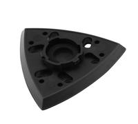 ECSiNG 1 piastra abrasiva triangolare compatibile con Bosch PDA 180 PDA 180E PDA 240E GDA 280E OE 2608000174 2608000211 2608000232 90 x 90 x 90 mm Piastra abrasiva nera