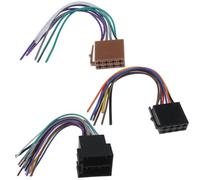 ECSiNG 1 set di 16 pin ISO maschio femmina cavo adattatore ISO cablaggio audio auto cablaggio connettore cavo autoradio compatibile con Freightliner compatibile con Volvo