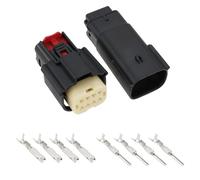 ECSiNG 1 set di 8 pin connettore per luce lampada automobilistica modello MX150 8pin maschio femmina connettore con terminali compatibili con Molex