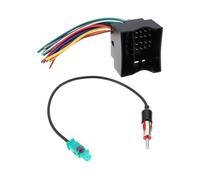 ECSiNG 1 Set Di Cablaggio Radio Stereo Con Adattatore Antenna Compatibile Con BMW Compatibile Con Mercedes-Benz