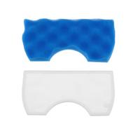 ECSiNG 1 Set Kit Filtro Spugna Cotone Per Aspirapolvere 15,8x7,8cm Filtro Blu Cotone 15x7,5cm Filtro Bianco Compatibile Con Samsung DJ97-01040C SC4300-SC4700