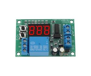 ECSiNG 1 timer a LED per conto alla rovescia, display a 3 cifre, relè di avviamento, 12 V, 1-999 secondi, per timer e sveglia, 60 x 40 x 17 mm