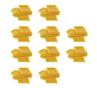 ECSiNG 10 clip di montaggio per paraurti posteriore per auto 85284-AL510 compatibili con Qashqai Bumper Cover Trim Plastic Fasteners giallo parti di riparazione automobilistiche