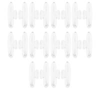 ECSiNG 10 Paia Di Naselli A Pressione Per Occhiali Parte Di Ricambio Naselli Per Occhiali In Silicone Compatibile Con Silhouette Occhiali Senza Montatura