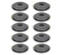 ECSiNG 10 Pezzi 40mm Grommet Tappi Sottoscocca Tappi Impermeabili Tappi Con Fibbia In Gomma N90964902 Compatibili Con Audi Compatibili Con VW Grigio
