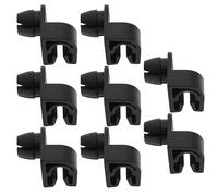 ECSiNG 10 pezzi auto cofano cofano asta supporto soggiorno clip supporto 792843 per C3 C4 2008 208 301 308 pezzi pezzi di ricambio automobilistico plastica nero