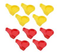 ECSiNG 10 pz M8 tappo antipolvere accoppiamento testa tappo rosso e giallo pneumatico testa frizione copertura di ricambio coperchio di ricambio tappo standard per camion trattore