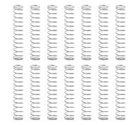 ECSiNG, 100 molle a compressione in acciaio inossidabile, diametro esterno 6 mm, lunghezza libera 30 mm, filo 0,4 mm, per elettrodomestici, attrezzature motorie, automobili, tosaerba