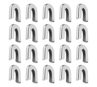 ECSiNG 100 Pezzi 7mm Spirale Disossamento Terminali Punte Da Cucire Adatto Per Fai Da Te Cucito Artigianato Abbigliamento Abito Da Sposa Supporto Barra Accessori