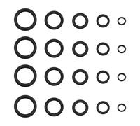 ECSiNG 100 Pezzi Anelli Rotondi Per Rig Anello Da Pesca In Acciaio Inossidabile Opaco Rivestimento Nero Per Pesca 5 Dimensioni Anelli Divisi Per Pesca Connettore Esca Esca (2/3.1/3.7/4.4/5.3mm)