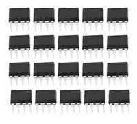 ECSiNG 100 Pezzi Doppio Amplificatore Operazionale A 8 Pin Doppio LM358 In Linea A Bassa Potenza Con Amplificatore Di Tipo Patch Con Circuito Di Compensazione Interna