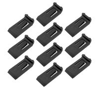 ECSiNG 10x Limitatori Di Cerniere Fermagli Angolari Clip Per Cerniere Compatibile Con Blum 74.1103 Per Cerniere Da 107 Gradi Nero (16,5 Mm X 7,4 Mm X 1,8 Mm)
