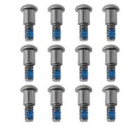 ECSiNG 12 Pezzi Viti A Spalla Con Testa Esagonale Con Incisione A Bottone M3 Vite Per Asse Compatibile Con Axial SCX10 AR44 AR45 Compatibile Con Capra F9 M3x4x10mm Argento