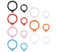 ECSiNG 14 pezzi per canne da pesca di ricambio 13 mm 20 mm Rig Hook Ups Pole Fishing Rig Supporto in silicone per canna da pesca