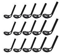 ECSiNG 15 Pezzi Guida Per Spinning Guida Per Lenza Anelli Per Occhi Kit Di Riparazione Punta Per Canna Da Pesca Guida Per Canna Da Pesca Punta Di Varie Dimensioni Forniture Per La Pesca Nero