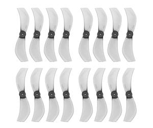 ECSiNG 16 eliche a 2 pale (8 CW + 8 CCW) foro per albero da 1,0 mm, compatibile con Meteor 75 Micro Brushless Whoop Frame Drone Quadcopter 08028 40 mm, grigio