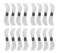 ECSiNG 16 Eliche A 2 Pale (8CW + 8CCW) Foro Albero Da 1,0 Mm Compatibile Con Meteor 75 Micro Brushless Whoop Frame Drone Quadcopter 08028 40 Mm Grigio