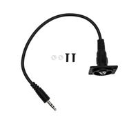 ECSiNG 1Pc 3.5mm TRS Adattatore Audio Da Pannello Adattatore Audio Maschio-femmina Extender Con Viti E Dadi Per Smartphone Laptop Tablet 200mm