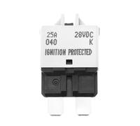 ECSiNG 1PC Fusibile Adatto All'interruttore A Lama 25A Fusibile Ripristinabile Interruttore Fusibile A Ripristino Manuale Per Autoveicoli Auto Camion Veicoli Barche