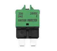 ECSiNG 1PC Fusibile Adatto All'interruttore A Lama 30A Fusibile Ripristinabile Interruttore Fusibile A Ripristino Manuale Per Autoveicoli Auto Camion Veicoli Barche