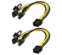 ECSiNG 2 cavi di alimentazione PCI-E 8 pin femmina a doppio PCI-E 8 (6+2) pin maschio GPU