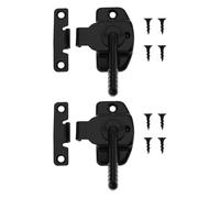 ECSiNG 2 Chiusure Per Porta Per Fumatori Con Viti Serrature Per Porta Dell'armadio A Battente Kit Di Chiusura In Metallo Compatibile Con Pit Boss Pro Series II 4 Series Le Macchine Del Fumo