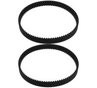 ECSiNG - 2 cinghie dentate per caricatori HTD450-5M-15, 5 mm, passo 15 mm, larghezza 90 denti 450 mm, circonferenza in gomma, fibbia chiusa senza fine Synchrone, colore: Nero