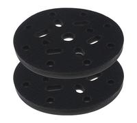 ECSiNG 2 cuscinetti di interfaccia in spugna morbida da 150 mm compatibili con Makita Bo6030 e Bo6040 Disco abrasivo a strappo a 17 fori di ricambio per lucidatura