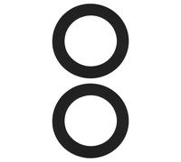 ECSiNG 2 guarnizioni piatte per valvola di scarico, 62 x 42 x 1 mm, per valvola di tenuta per lavabo da 3,8 cm