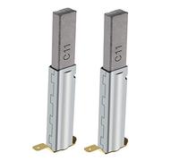 ECSiNG 2 paia (4 pezzi) spazzole di carbone di ricambio compatibili con 30/60/70/80/90L aspirapolvere industriali 11x6x29mm accessori per aspirapolvere