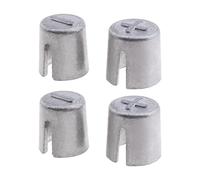 ECSiNG 2 paia di adattatori per terminali del convertitore della batteria manicotti adattatori per cappucci batteria per montanti positivi negativi per barche conversione da 11-13 mm a 16-18 mm