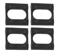 ECSiNG 2 paia di cuscinetti distanziatori per batteria per bici, supporto distanziatore in gomma compatibile con batteria Hailong Max G56 G70, nero