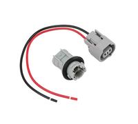 ECSiNG 2 pezzi 2 pin auto faro posteriore presa connettore pigtail kit 90075-60020 81480-48030 compatibile con Toyota