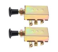 ECSiNG 2 pezzi 3-Stage Auto Pull Switch Horn Faro Modifica Interruttore per Trattori Escavatori Automobile Veicolo Agricolo con Fusibile 20A