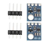 ECSiNG 2 Pezzi 3 V-5 V DC I2C Sensore Di Temperatura E Umidità GY 21 HTU21 SHT21 Sostituzione SI7021 Compatibile Con A-rduino Compatibile Con Raspberry Pi