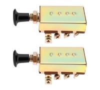 ECSiNG 2 pezzi 4-Stage Auto Pull Switch Clacson Modifica Faro Interruttore per Trattori Escavatori Automobile Veicolo Agricolo con Fusibile 30A