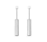 ECSiNG 2 Pezzi 50x34x7,8mm Pistone Ammortizzatore Per Pattumiera A Chiusura Ammortizzata Con Coperchio In Acciaio E Meccanismo In Plastica Sostituzione Ammortizzatore Per Pattumiera Da Cucina