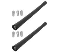 ECSiNG 2 Pezzi Antenna Per Moto Corta Da 7" Con Viti Adattatrici Compatibile Con Har-ley Davidson Dal 1989 Al 2022