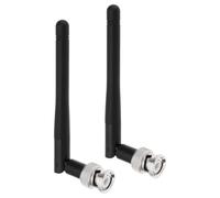 ECSiNG 2 Pezzi Antenne UHF Antenne Radio ABS Nere Antenne Per Microfono Wireless Compatibile con Sennheiser EW100 EW300 EW500 G3 Ricevitore Con Connettore BNC